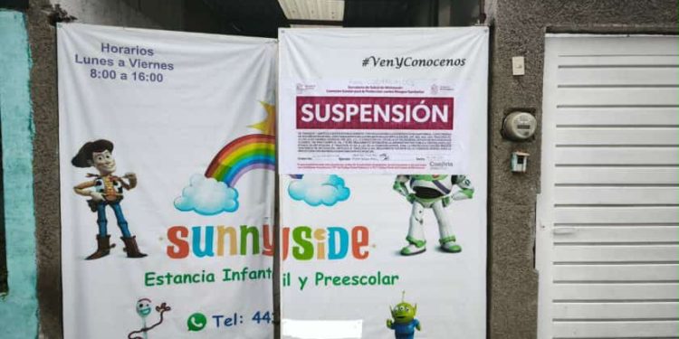 SSM suspende estancia infantil en Morelia por incumplir normas sanitarias