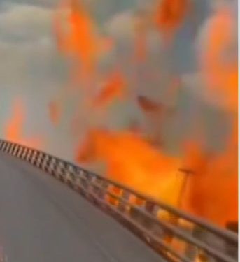 Explosión de pipa de gas en Puente La Concordia deja 70 heridos, 3 muertos y más de una decena de vehículos calcinados