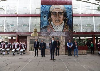 Encabeza Alfonso Martínez arranque de ciclo escolar en la Escuela Secundaria Federal no. 1