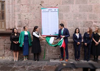 Devela Alfonso Martínez Programa de Fiestas Patrias 2025 en Morelia