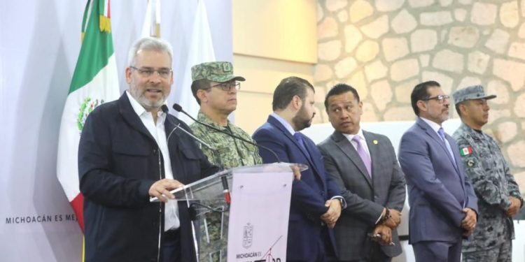 Michoacán con 63% menos víctimas de homicidio doloso; tendencia sigue a la baja: Bedolla