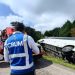 SSM atiende lesionados en accidente de autobús en carretera Zacapu-Quiroga