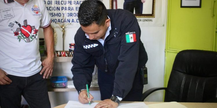 Policía Morelia y CRREAD A.C. unen esfuerzos en favor de la prevención de adicciones6