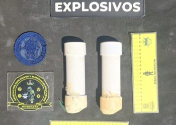 Guardia Civil desactiva 2 explosivos improvisados en manifestación de normalistas