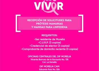 DIF Morelia abre solicitudes de apoyos gratuitos a mujeres con cáncer de mama