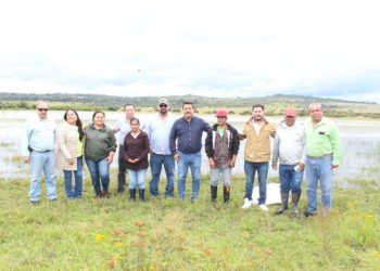 Secretaría de Agricultura y Desarrollo Rural de Morelia entrega crías de carpa a productores acuícolas