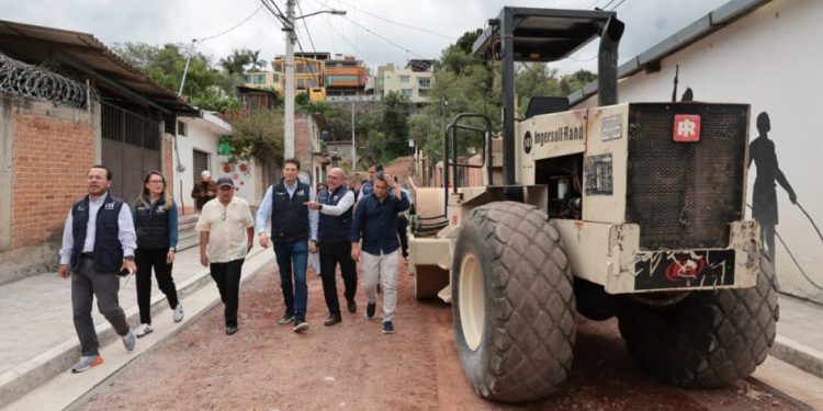 Alfonso Martínez supervisa obra de gran calado en San José del Cerrito