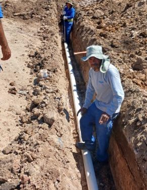 Conexión en colonia Ríos mejorará el suministro de agua la zona: Adolfo Torres