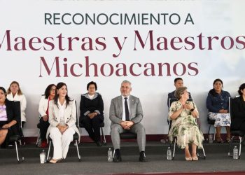 Orden en la educación, la mejor herencia para los michoacanos: Bedolla