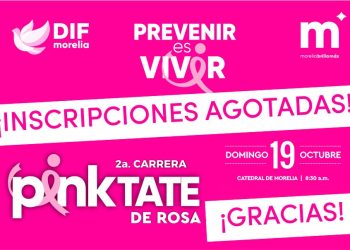 Paola Delgadillo anuncia inscripciones agotadas para la 2ª Carrera ‘Pinktate de Rosa’