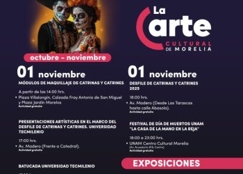 Todo listo para el programa artístico y cultural de Día de Muertos: SeCultura