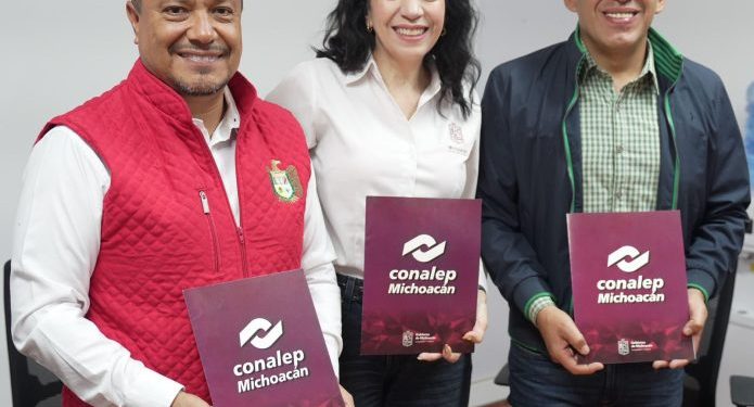 Autoridades y sindicato del Conalep Michoacán logran acuerdo y conjuran huelga