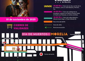 SeCultura Morelia invita a Desfile de Catrinas y Catrines