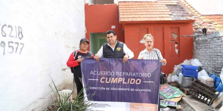 Restituye FGE inmueble en Tarímbaro a su legítima propietaria tras celebrar acuerdo reparatorio