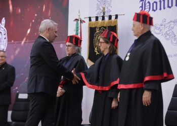 Reconoce Bedolla aportación de galardonados con doctorado honoris causa por la UMSNH