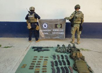 SSP y Defensa aseguran dos armas largas y más de 200 cartuchos en Buenavista