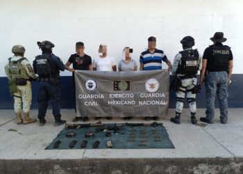 Combate frontal a delincuencia con el Plan Michoacán: detenidas 4 personas con fusiles en Gabriel Zamora