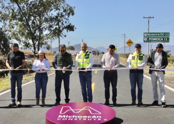 Inaugura Bedolla carretera Contepec-Pomoca en beneficio de 45 mil habitantes