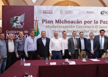 Concretan Bedolla y RCO distribuidor vial en La Rinconada, acceso a Zamora