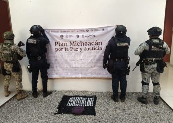 Asegurados 150 envoltorios de metanfetamina en Zamora, resultado del Plan Michoacán: SSP
