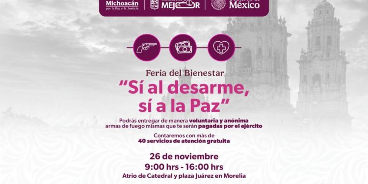 Mañana arranca en Morelia la primera feria de servicios dentro del Plan Michoacán