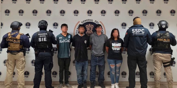 SSP, SSPC y FGE rescatan víctima privada de la libertad y detienen a 4 implicados