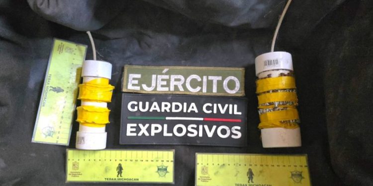 Desactivados 14 explosivos en Apatzingán y Tacámbaro, dentro del Plan Paricutín: SSP