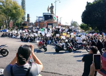 Concluyen sin incidentes manifestaciones en Uruapan; Gobierno de Michoacán reafirma respeto a la libre expresión