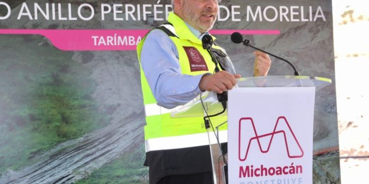 Con 789.9 mdp arranca Bedolla obra del cuarto segmento del segundo anillo periférico de Morelia