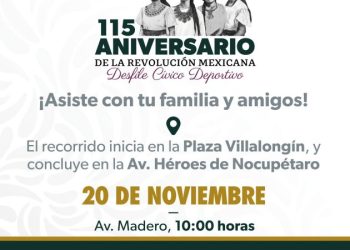 Listo el desfile por el 115 Aniversario de la Revolución Mexicana: Cecufid