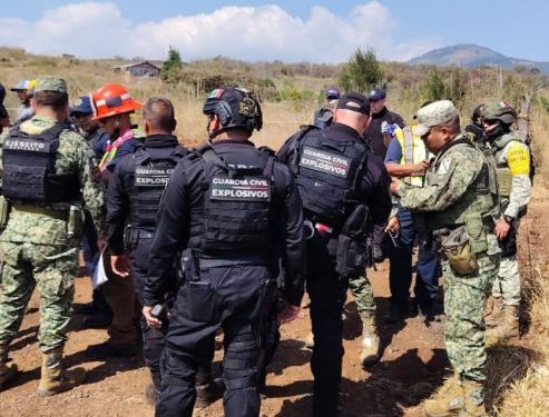 Tras explosión en Morelia, SSP destruye 8 kilos de pólvora pirotécnica en Morelia