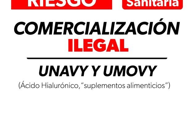 Cofepris emite alerta sanitaria por productos Unavy y Umovy