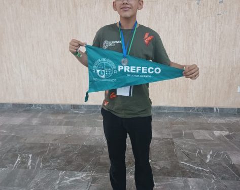 Alumno de la PREFECO “Melchor Ocampo” gana medalla de plata en la Olimpiada Mexicana de Matemáticas