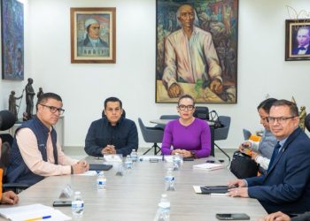 UMSNH arropa estrategia implementada por la SSP; Yarabí Ávila se reúne con el secretario de Seguridad Pública