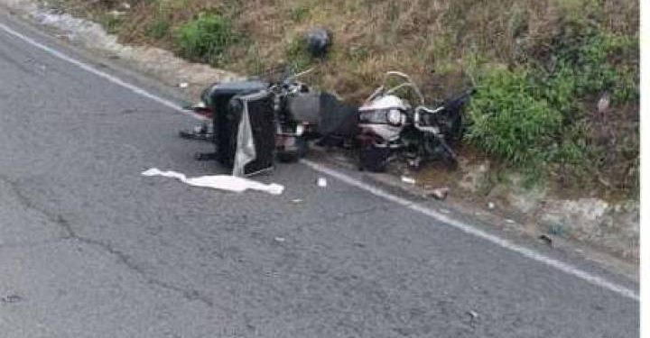 Muere motociclista y una mujer resulta herida en choque sobre la carretera Zacapu-Morelia