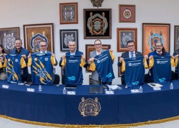 UMSNH y Caja Morelia Valladolid cierran convenio en beneficio del deporte; se destaca compromiso social de ambas instancias