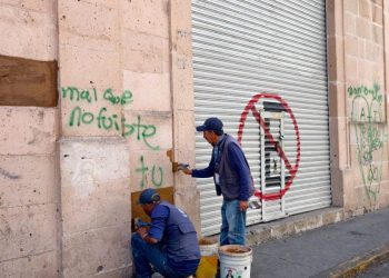 Gerencia del Centro Histórico redobla mantenimiento del corazón de Morelia