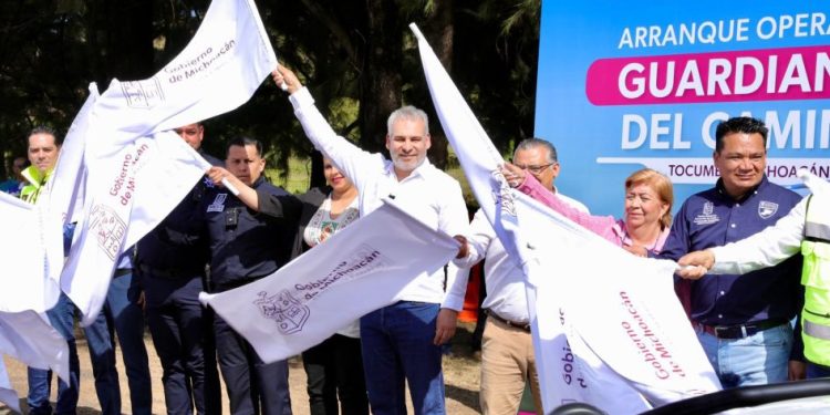 Arranca Bedolla operativo Guardianes del Camino para reforzar la seguridad en región Los Reyes-Jacona