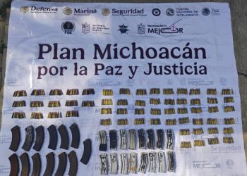 SSP destruye en Buenavista campamento ilícito y asegura 3 vehículos con reporte de robo