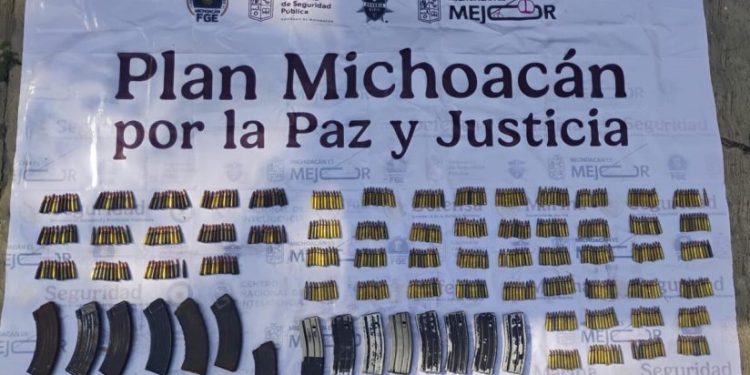 SSP destruye en Buenavista campamento ilícito y asegura 3 vehículos con reporte de robo