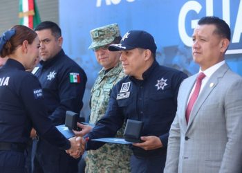 SSP fortalece la carrera policial con reconocimientos, ascensos y profesionalización permanente