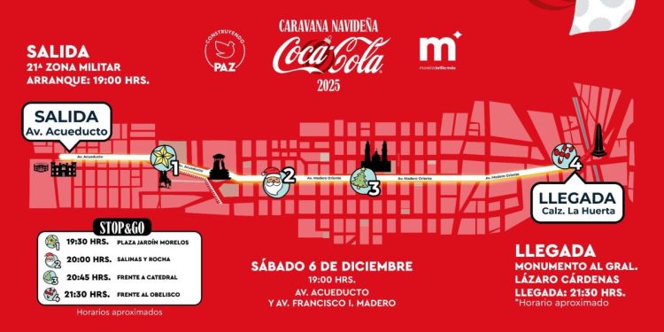 Mañana la Caravana Coca Cola en Morelia