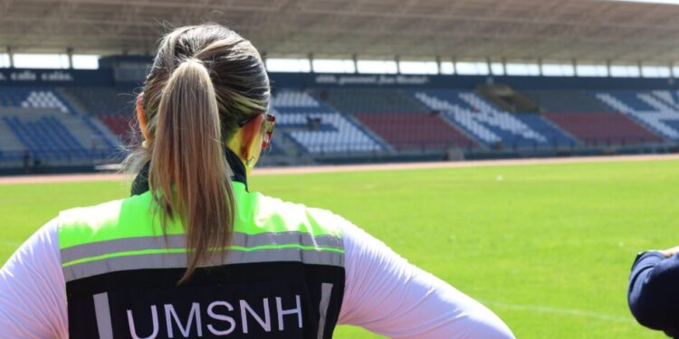 Se renueva el Estadio Universitario; Yarabí Ávila refuerza su compromiso con el deporte