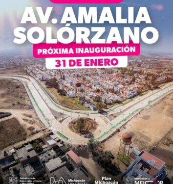 Ampliación de avenida Amalia Solórzano lista el 31 de enero: Gladyz Butanda