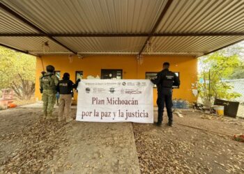 SSP y FGE aseguran 19 inmuebles de “El Bótox” en Apatzingán