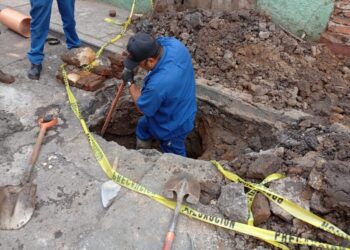 Ooapas realiza trabajos de reparación en Nicolás Bravo