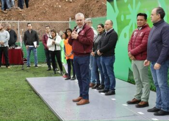 Inversión histórica de 94 mdp en deporte y prevención del delito en 41 municipios: Bedolla