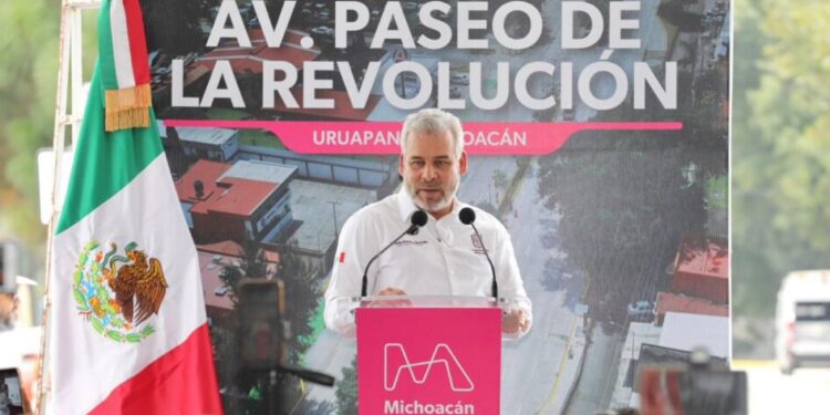 Con más de 6 mil mdp en obra pública, Bedolla moderniza la infraestructura de Uruapan