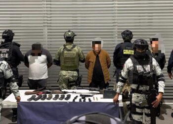 Policía Morelia asegura armas de fuego y detiene a tres personas en la colonia San Pascual