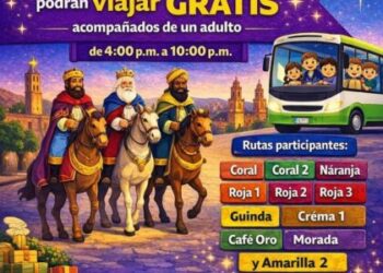 Gobierno de Morelia celebra la magia de Reyes con transporte gratuito para la niñez